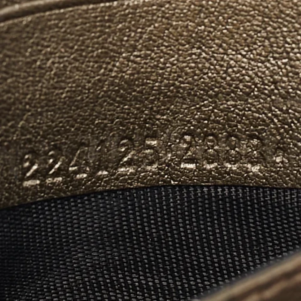 Gucci Vintage Pre-owned Coated canvas wallets Gray Dames