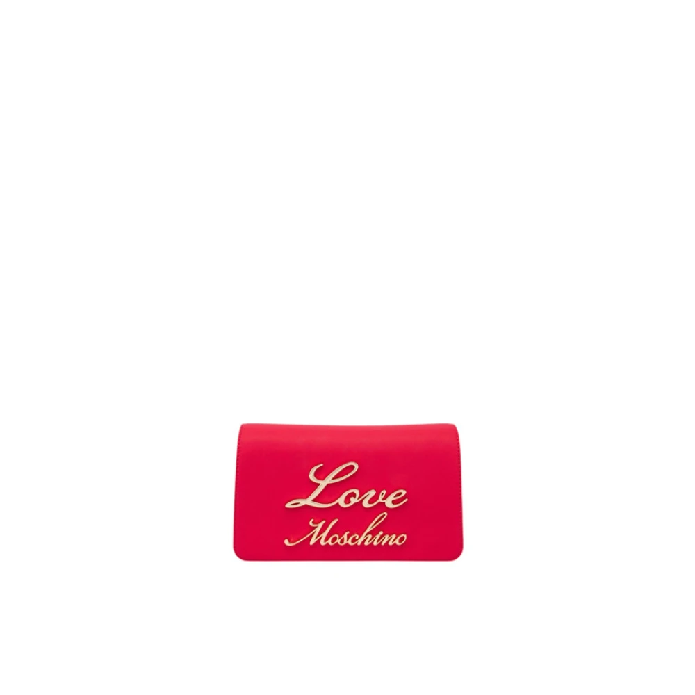 Love Moschino Stijlvolle Schoudertas voor Vrouwen Red Dames