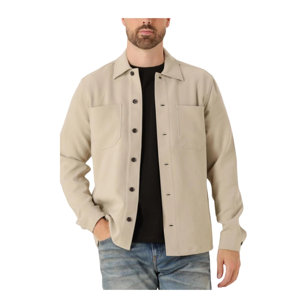 Matinique Taupe Overshirt Mapelton N Beige Heren