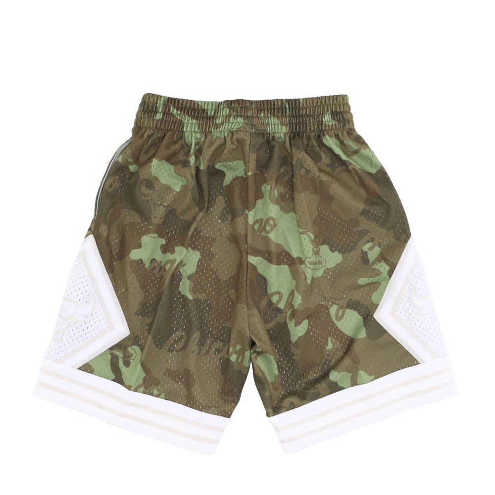 Mitchell & Ness NBA Ghost Green Camo Basketball Shorts Multicolor Heren