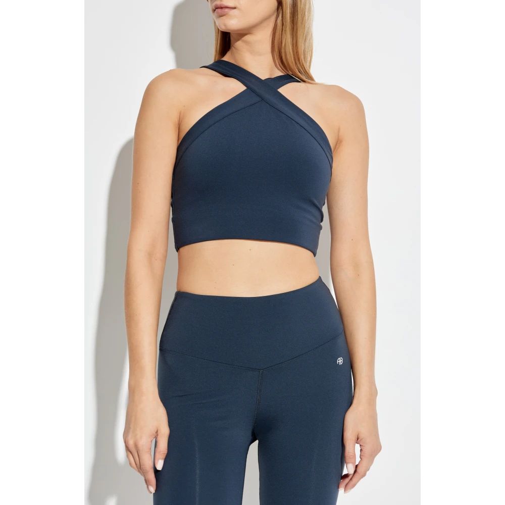 Anine Bing Sports Top Blue Dames