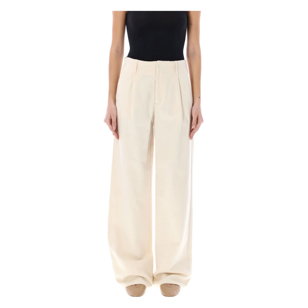 Loulou Studio Pinched Pant Beige Dames
