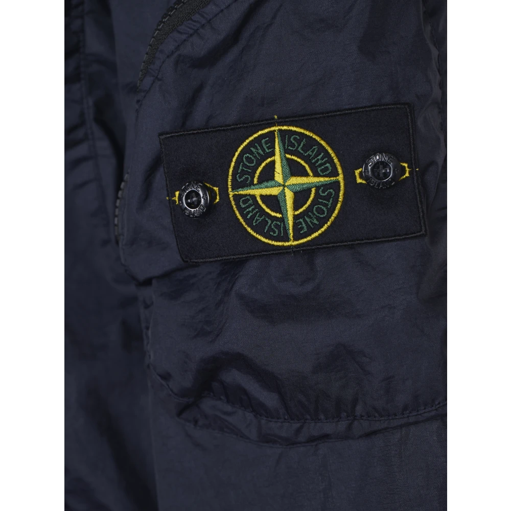 Stone Island Blauwe Jassen voor een Stijlvolle Look Blue Heren