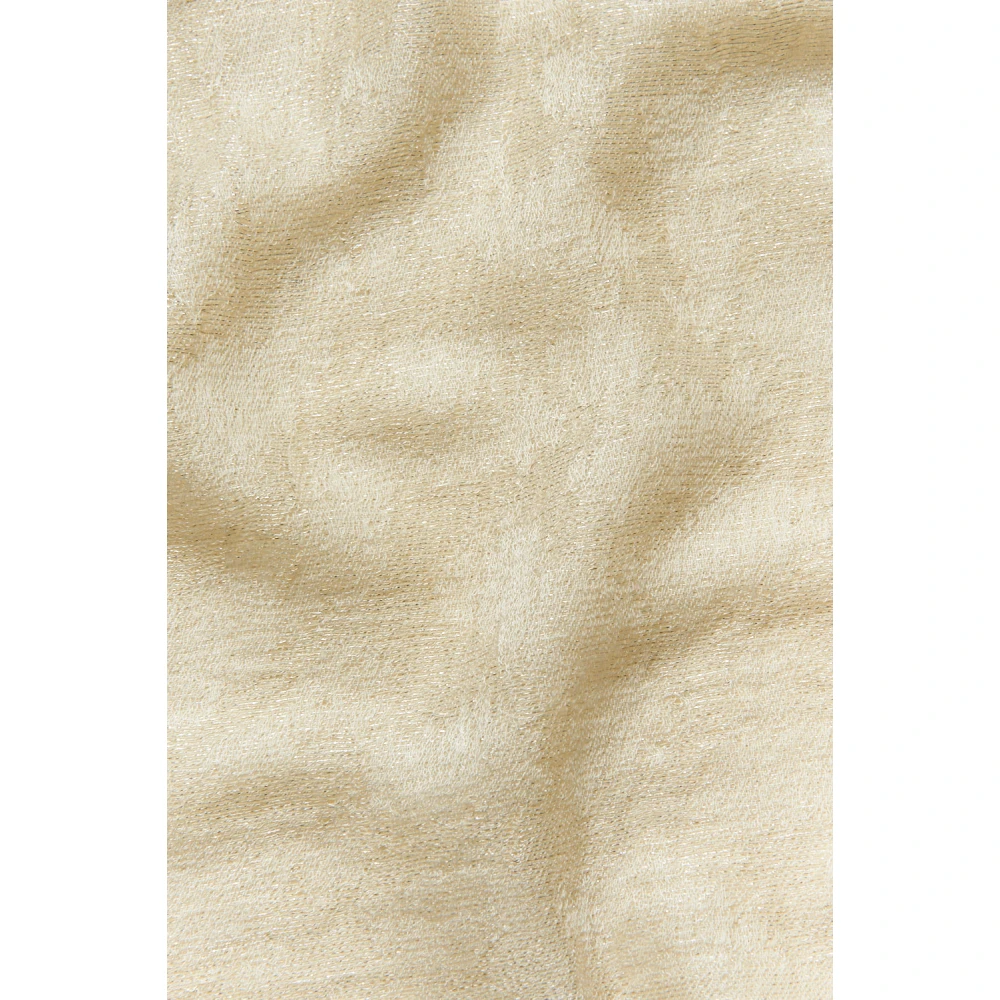 PESERICO Model viscose en lurex hoofddoek Beige Dames
