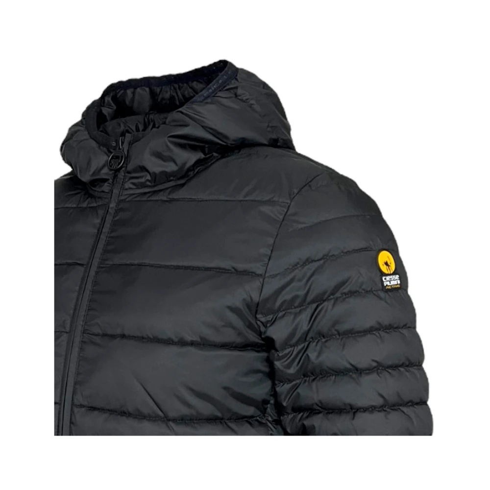 Ciesse Piumini Heren Stoffen Jas met Ritssluiting Black Heren
