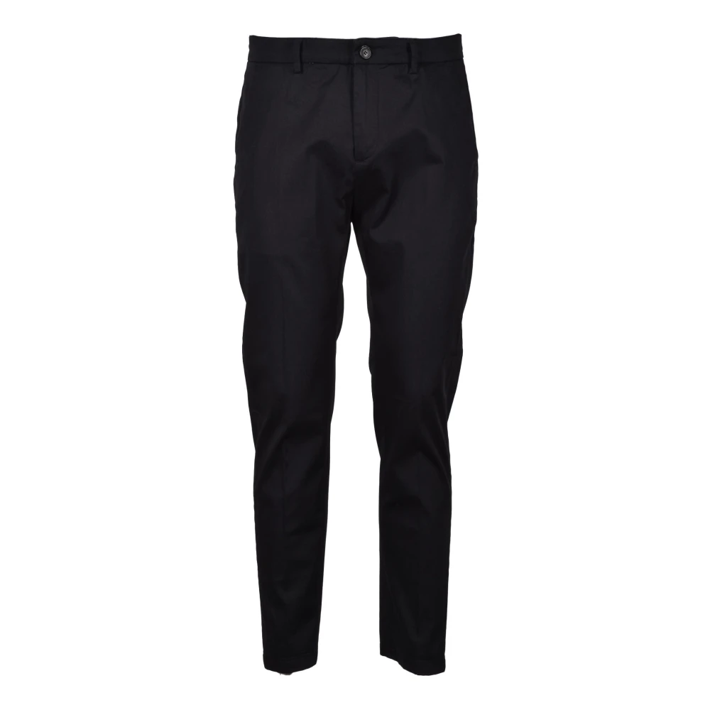 Department Five Katoen Elastaan Broek Black Heren