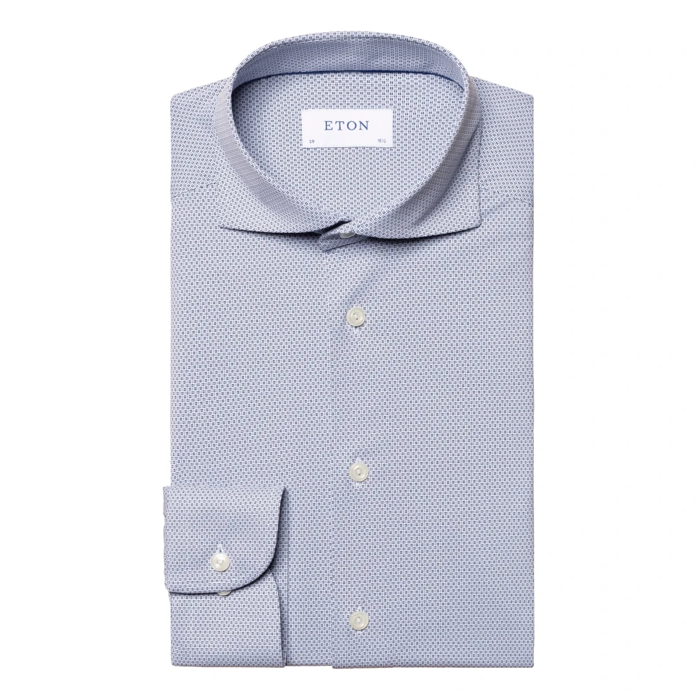 Eton Micro Print Slim Fit Shirt Multicolor Heren