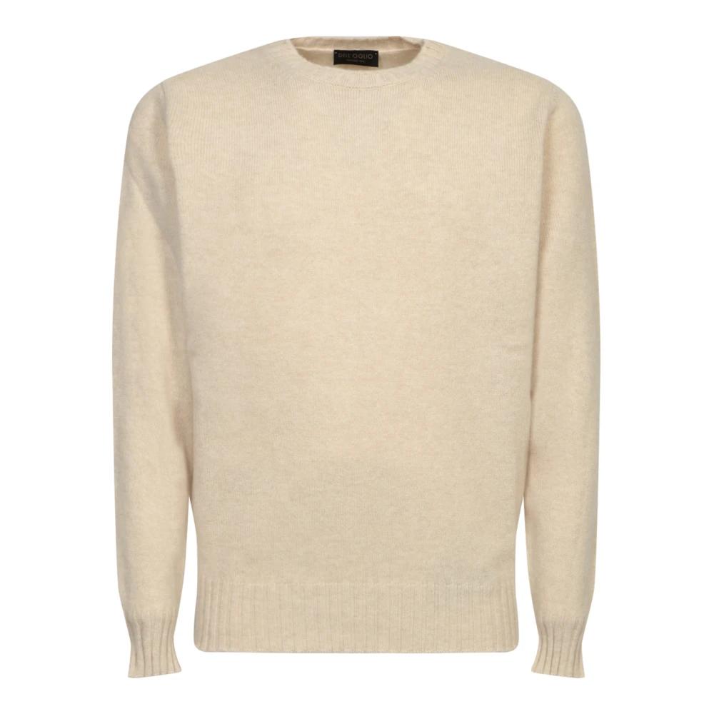 Dell'oglio Witte Gebreide Kleding voor Mannen Aw24 White Heren