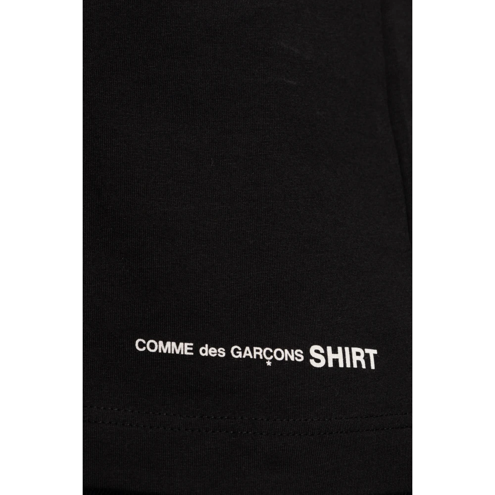 Comme des Garçons T-shirt met logo Black Heren