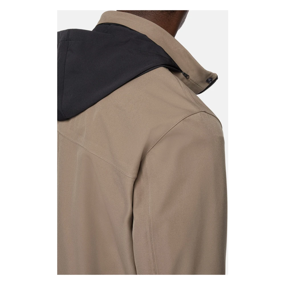 Boggi Milano B Tech Technical Fabric Veldjas Beige Heren