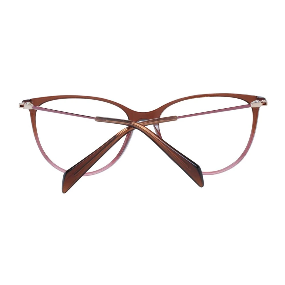 Ana Hickmann Bruine Acetaat Vlinder Optische Monturen Brown Dames