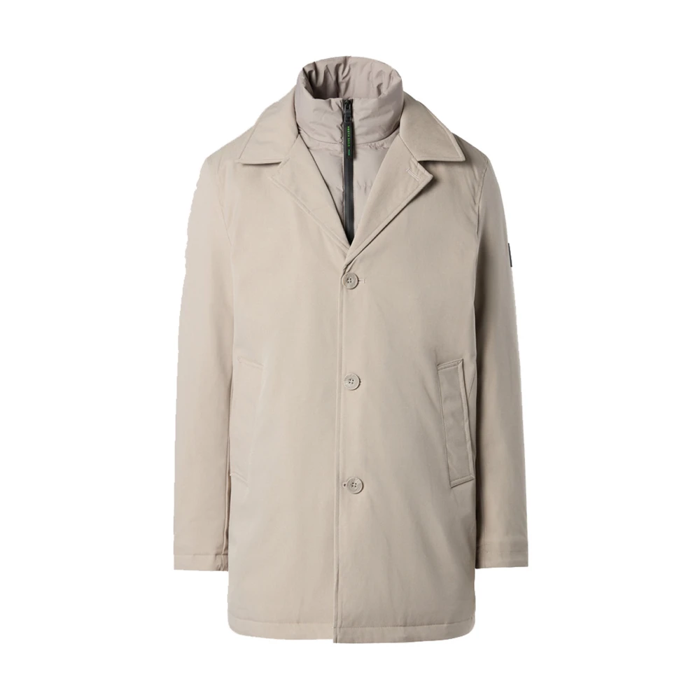North Sails Vintage Khaki Trench Coat Beige Heren