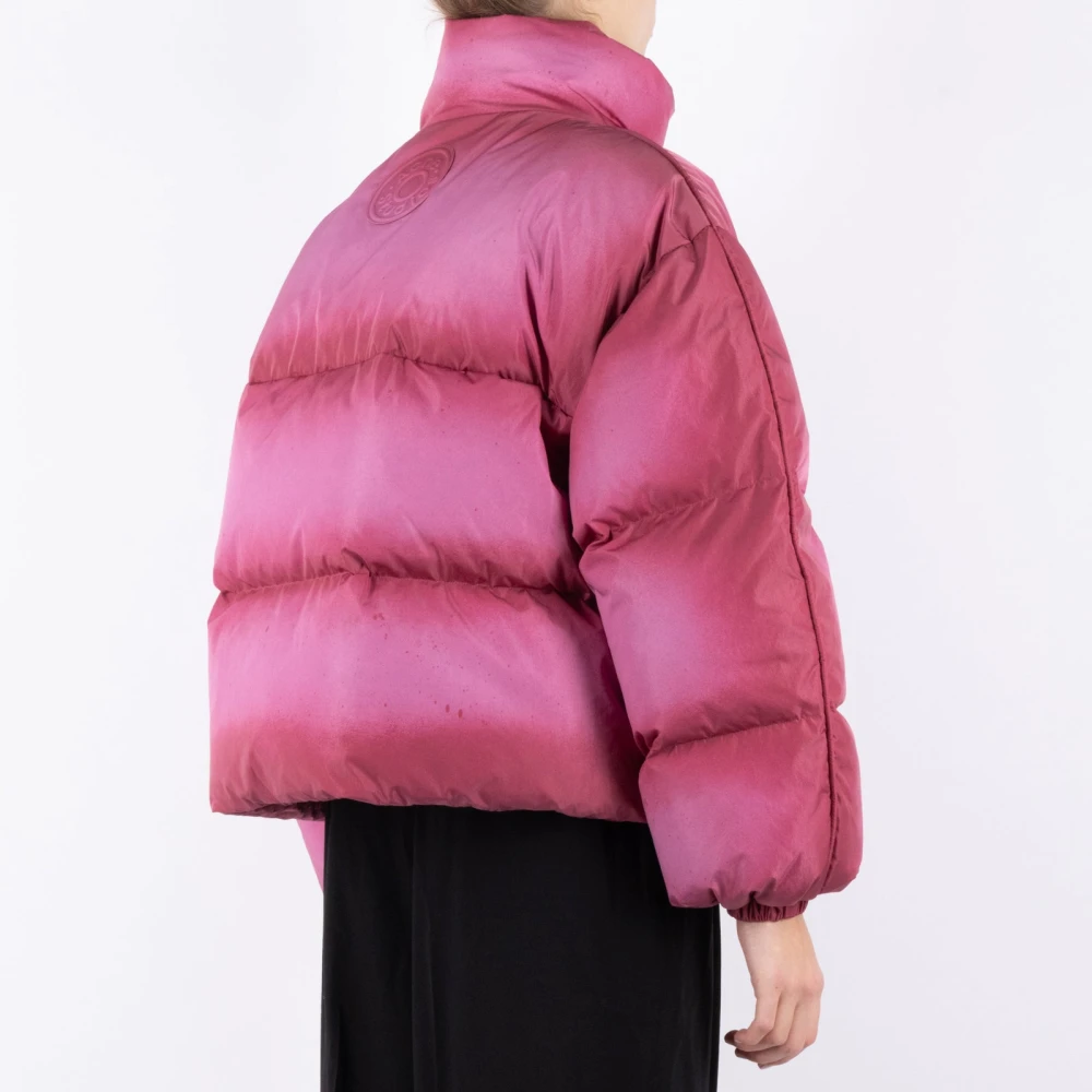 Acne Studios Tango Roze Nylon Jas Pink Dames