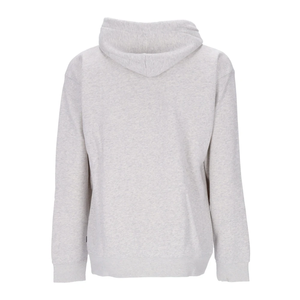HUF Essentials Logo Hoodie Lange Mouw Gray Heren