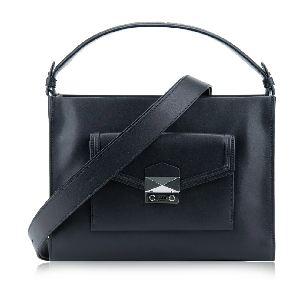 Karl Lagerfeld Dames Schoudertas Rits Black Dames