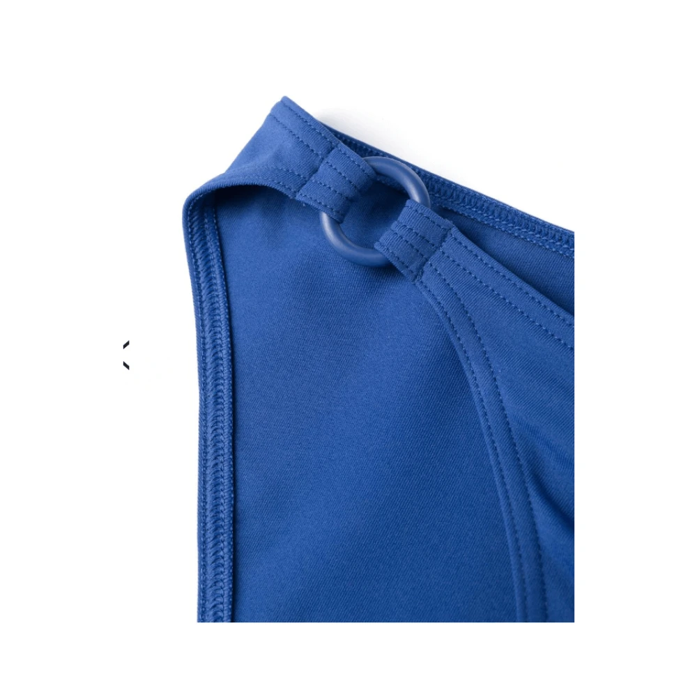 Eres Blauwe Ring-Detail Bikini Broekjes Blue Dames
