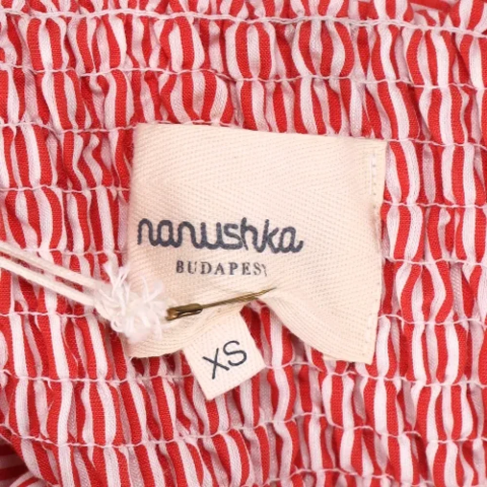 Nanushka Cotton dresses Red Dames