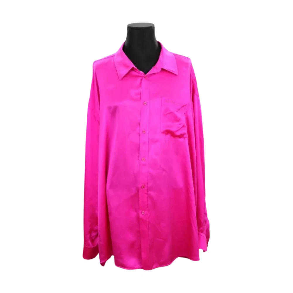 Balenciaga Vintage Pre-owned Silk tops Pink Dames