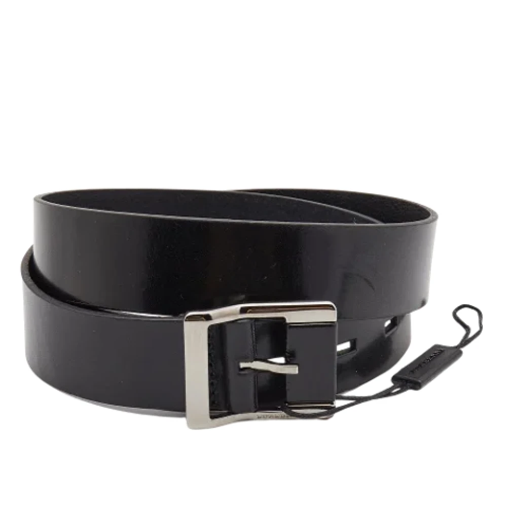 Burberry Vintage Pre-owned Leather belts Black Dames