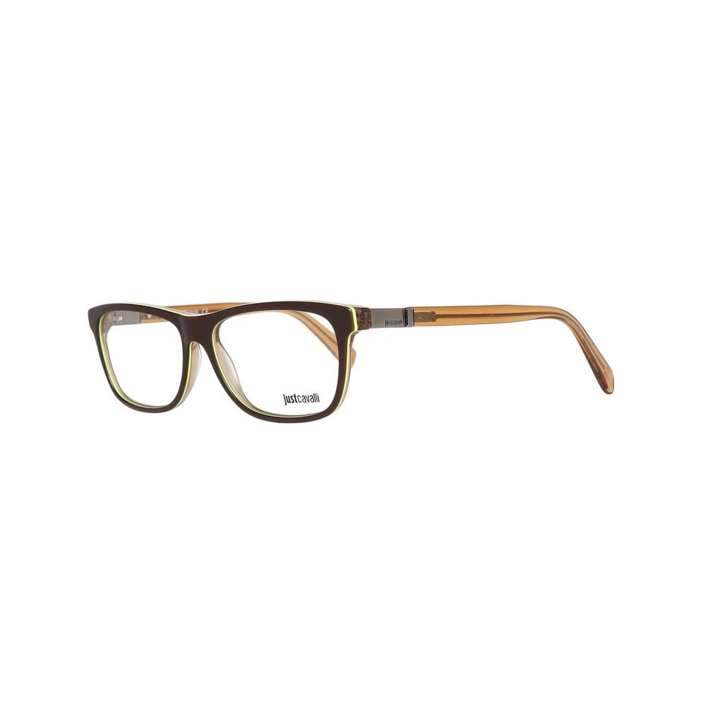 Just Cavalli Bruine plastic monturen met wijzerplaat Brown Unisex