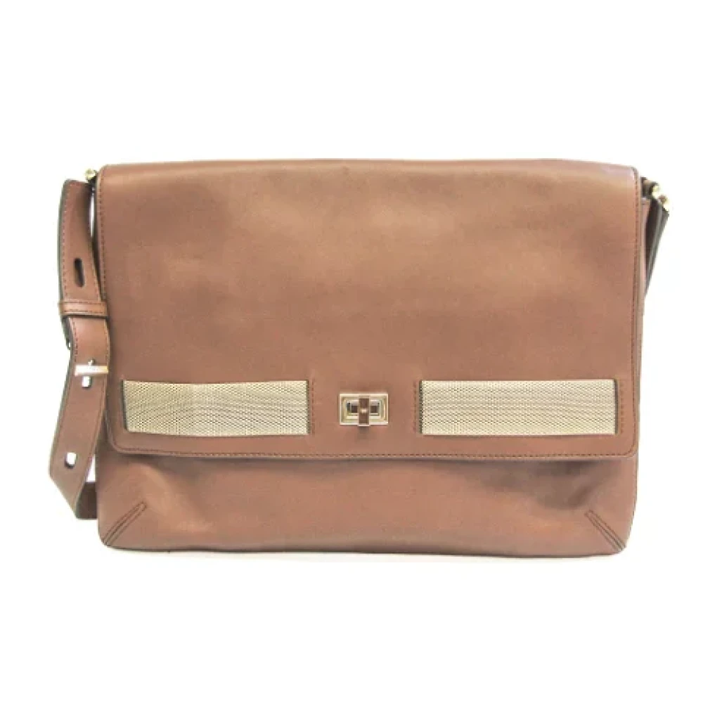 Anya Hindmarch Pre-owned Leather shoulder-bags Brown Dames