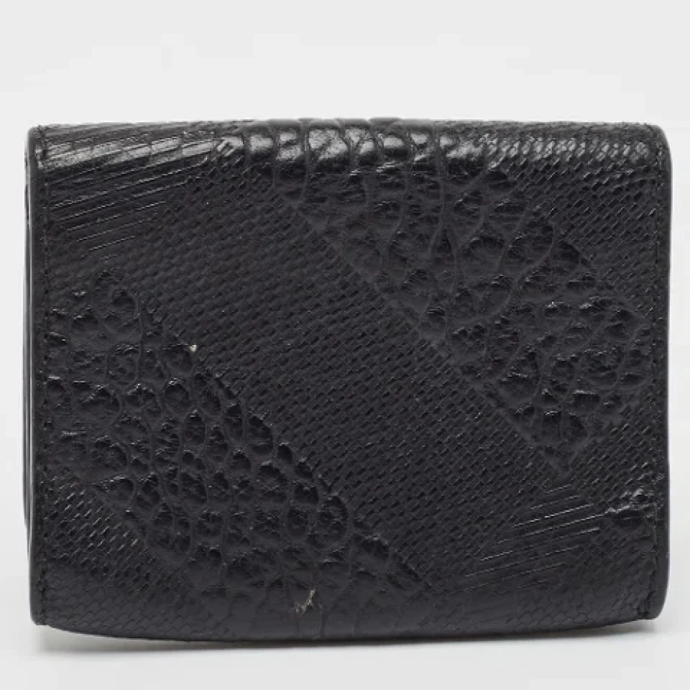 Burberry Vintage Pre-owned Leather wallets Black Dames