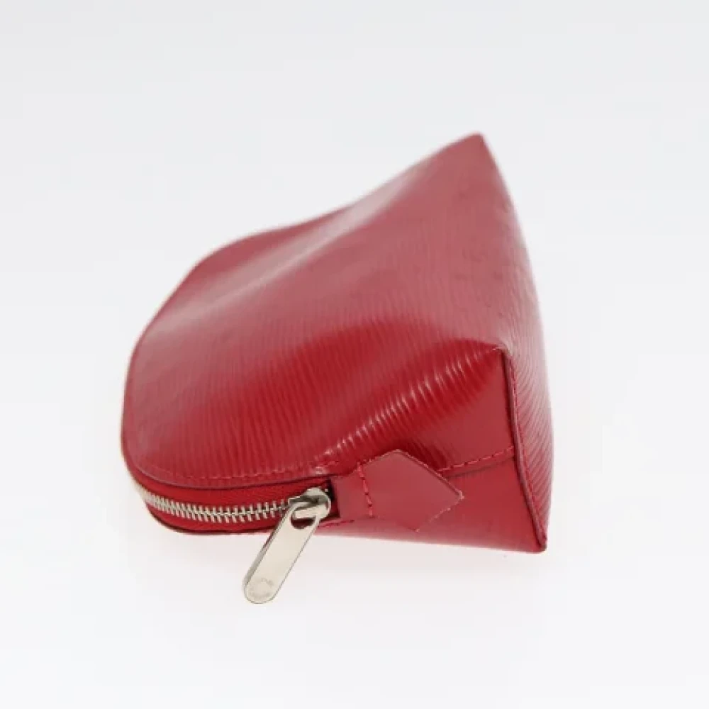 Louis Vuitton Vintage Pre-owned Leather pouches Red Dames