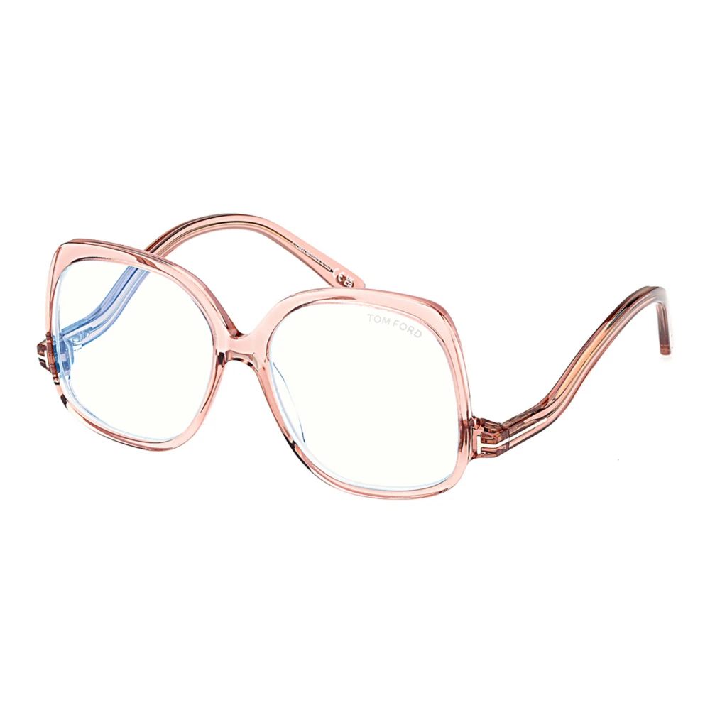 Tom Ford Transparant Lichtroze Brillenmontuur Pink Unisex