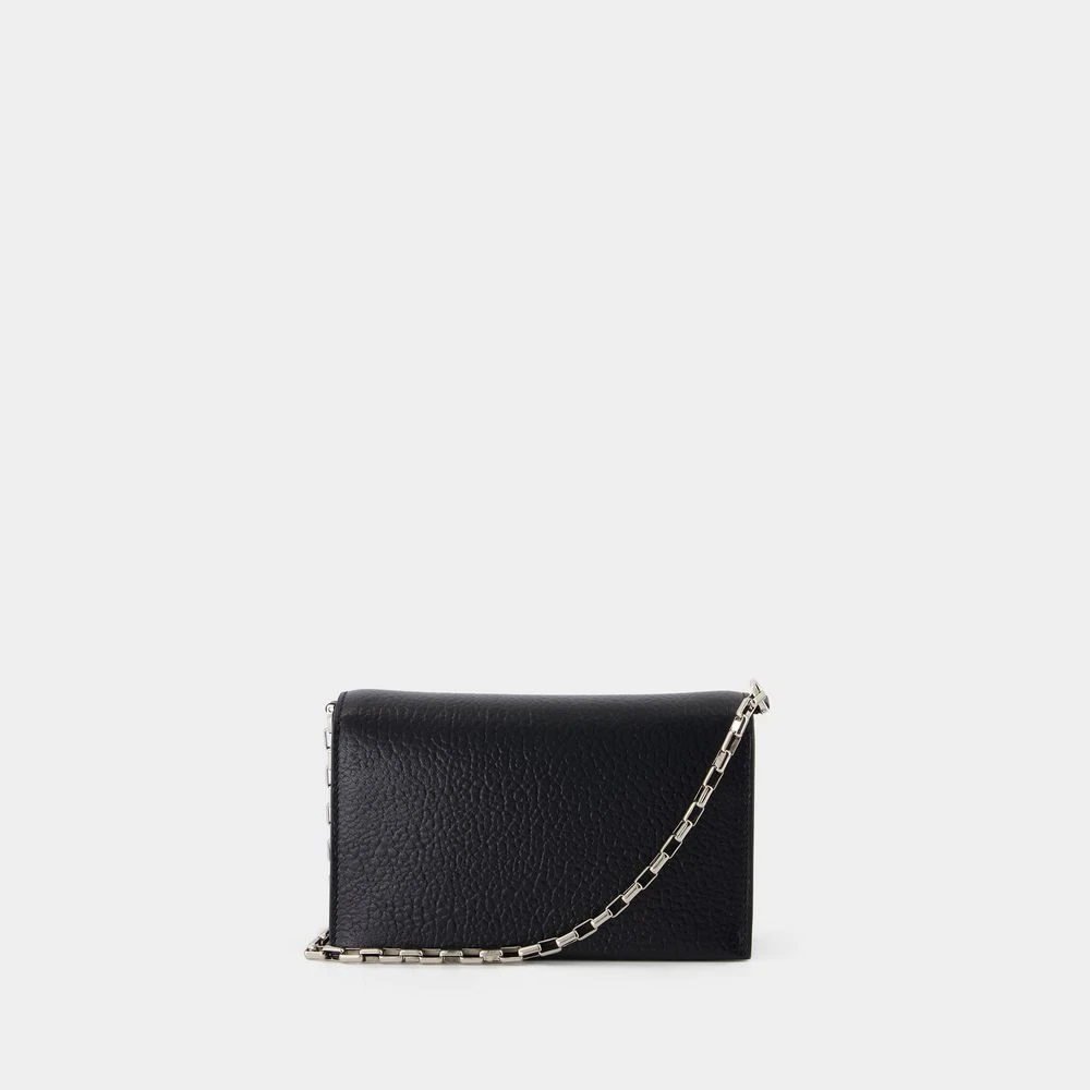 alexander mcqueen Gewatteerde Leren Cross Bar Tas Black Dames