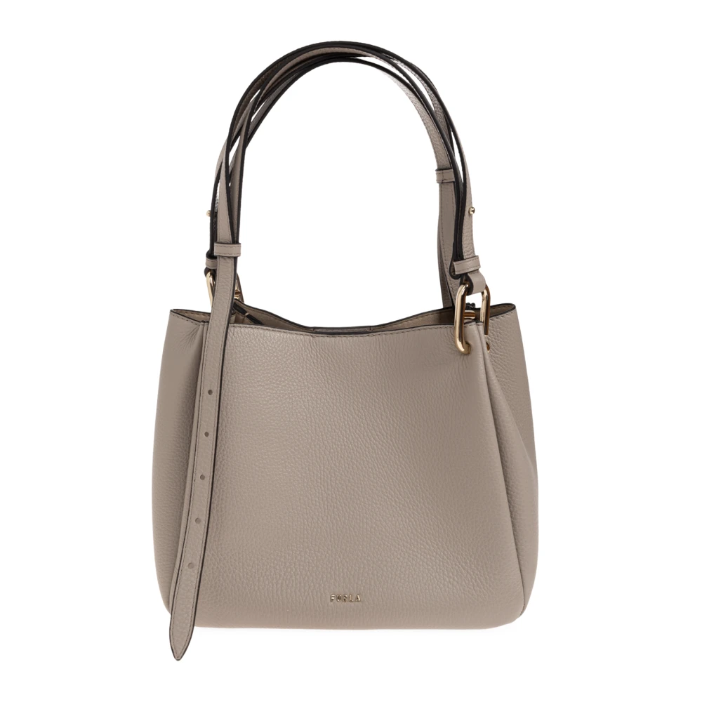 Furla Nuvola Medium Bag - Female - Handbags - Beige - One Size - Bags