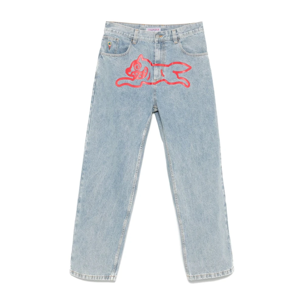 Icecream Heldere Blauwe Jeans met Klassieke Stijl Blue Heren