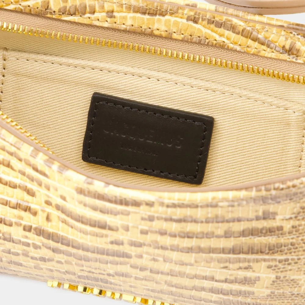 Jacquemus Beige Perle Schoudertas Leer Beige Dames