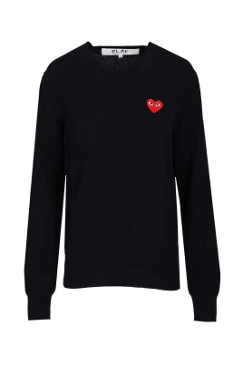 Red Heart V-Neck Tröja