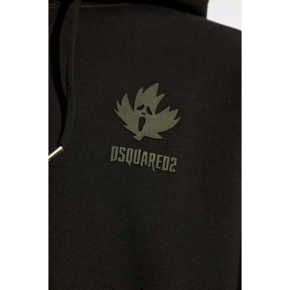 Dsquared2 Sweatshirt met logo Black Heren