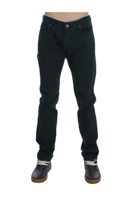 green-straight-cut-jeans