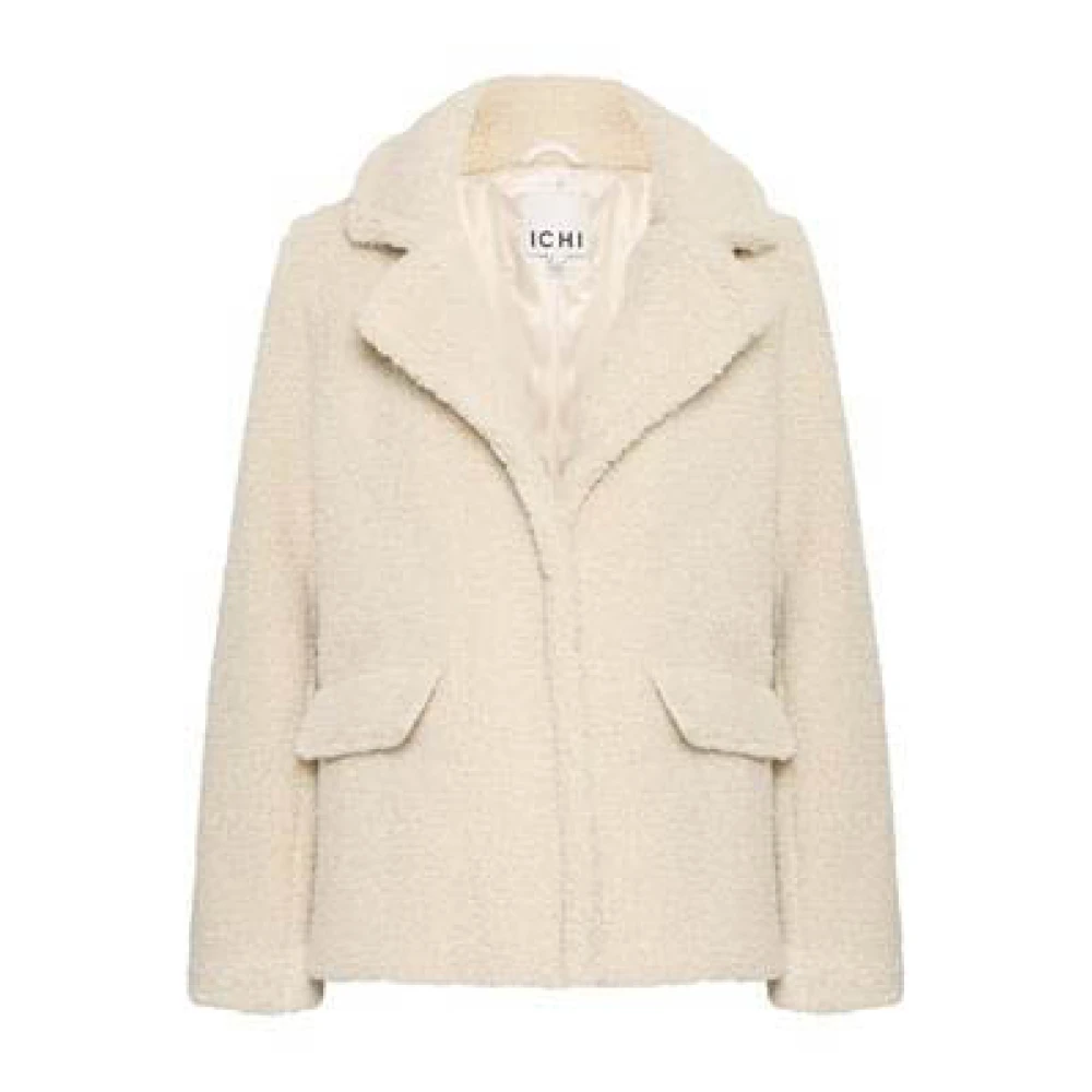 Ichi Almond Milk Outerwear Freewear White Dames