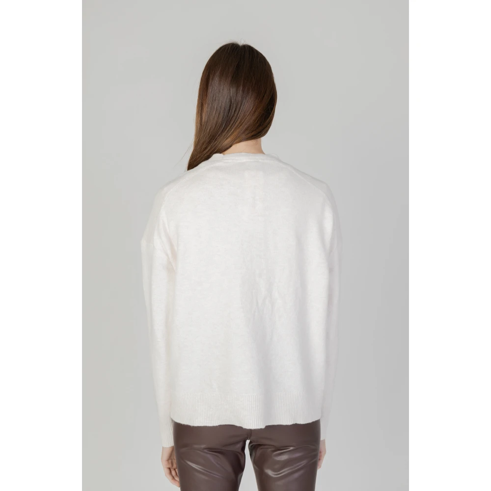 Street One Witte Button-Up Cardigan Lange Mouw White Dames