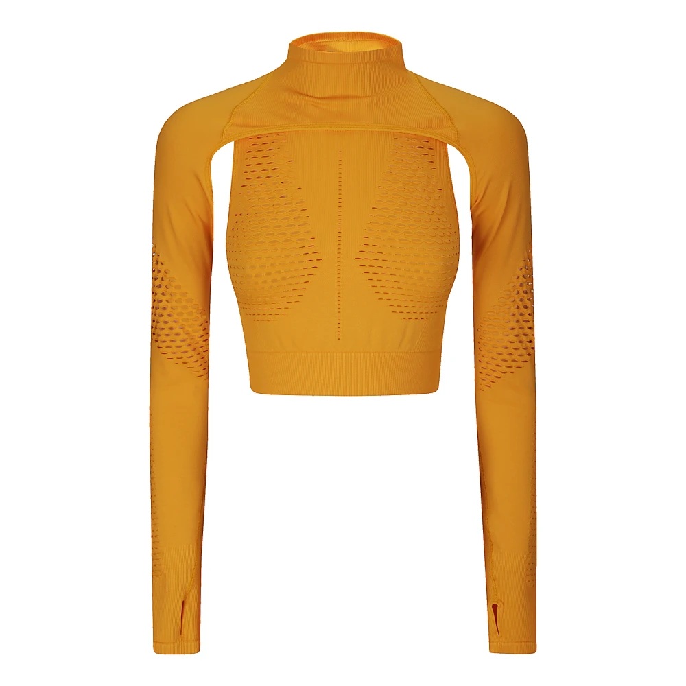 Adidas by stella mccartney Stijlvolle Tanktop voor Vrouwen Yellow Dames