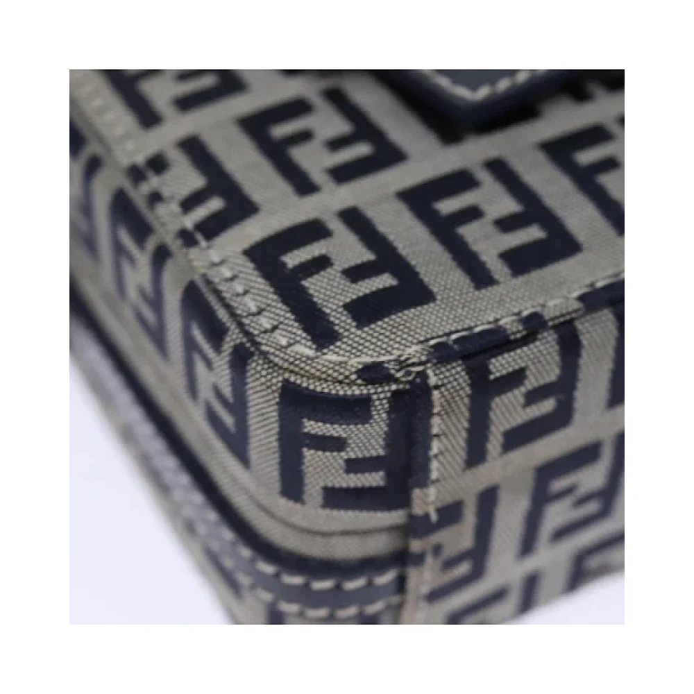 Fendi Vintage Pre-owned Canvas fendi-bags Blue Dames