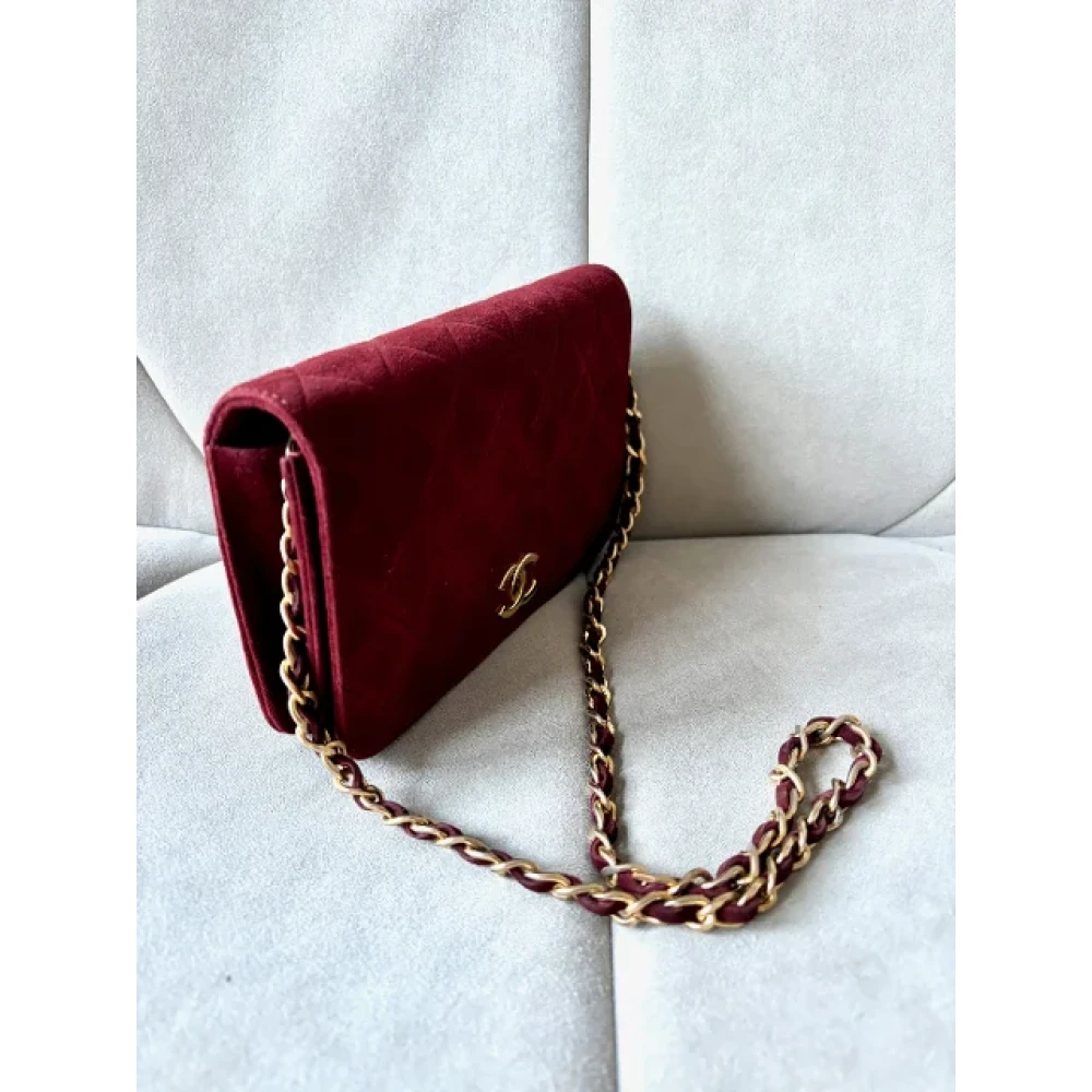 Chanel Vintage Pre-owned Fabric chanel-bags Red Dames