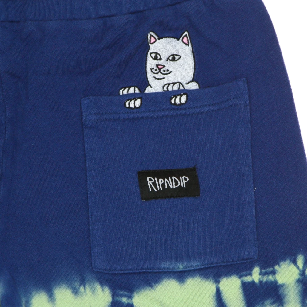 Ripndip Navy Green Heren Trainingsbroek Shorts Blue Heren