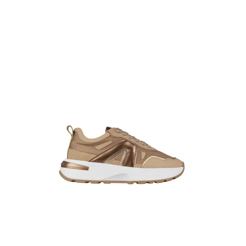 Alexander Smith Liverpool Donna in nylon zand en stoffige laminaat in toon Dames Schoenen Beige