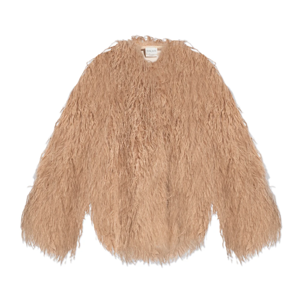 Forte Forte Women's Pink Faux Fur Jacket - Faux Fur & Shearling Jackets - S - Jackets