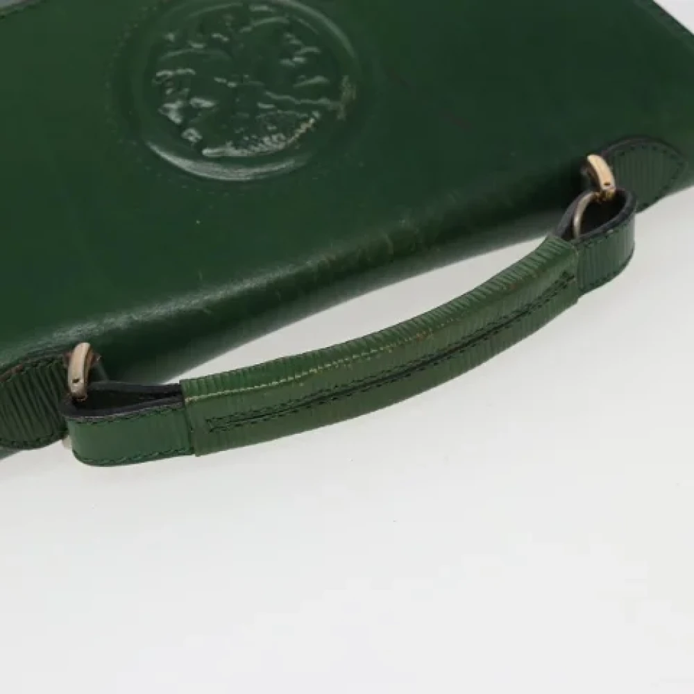 Fendi Vintage Pre-owned Leather fendi-bags Green Dames