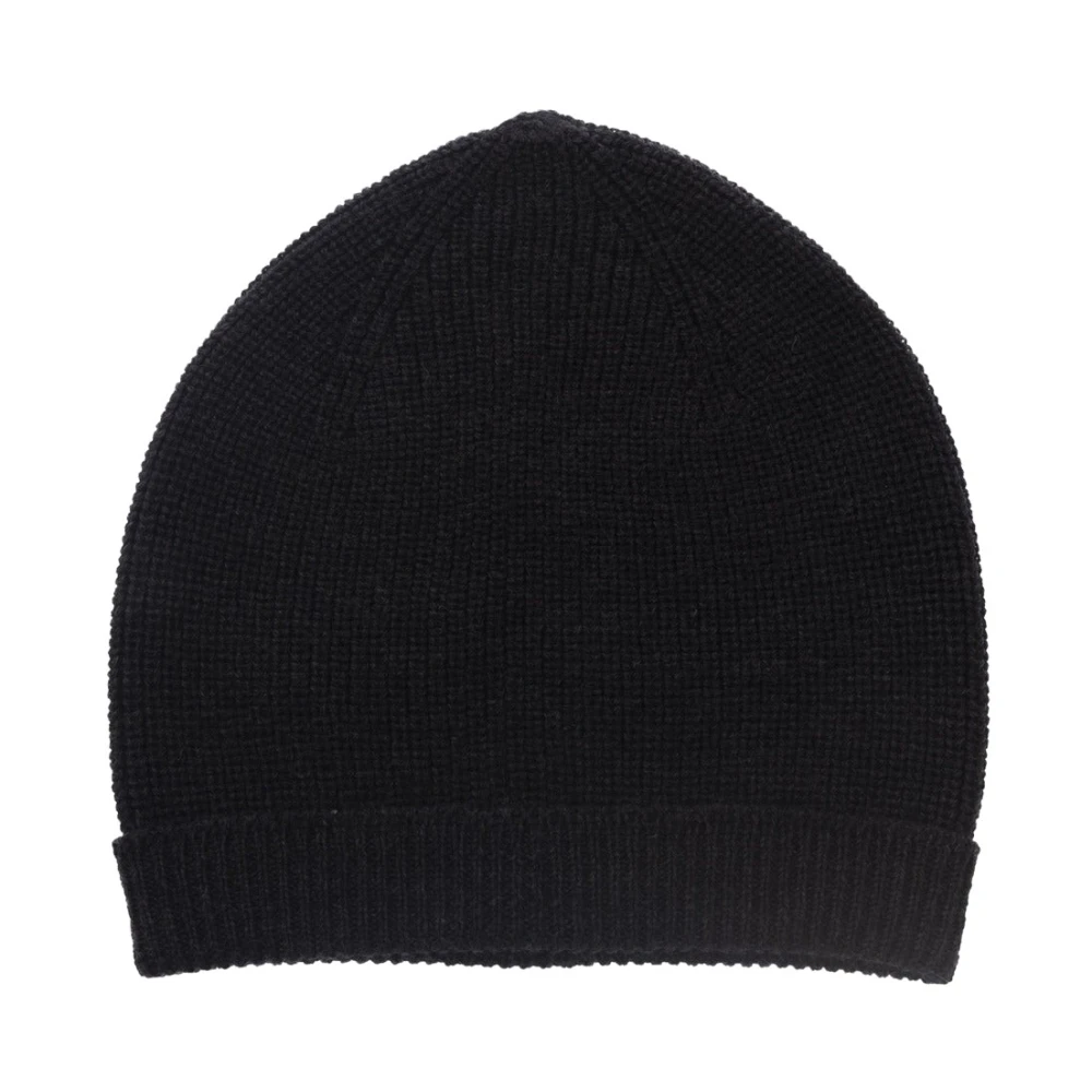 Alpha Studio Gebreide muts Black Heren