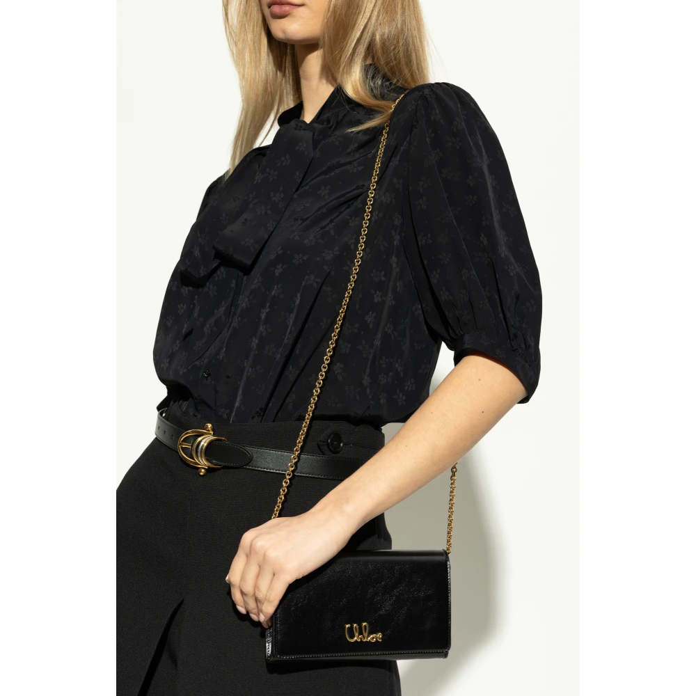 Chloé Portemonnee op ketting Iconisch Black Dames