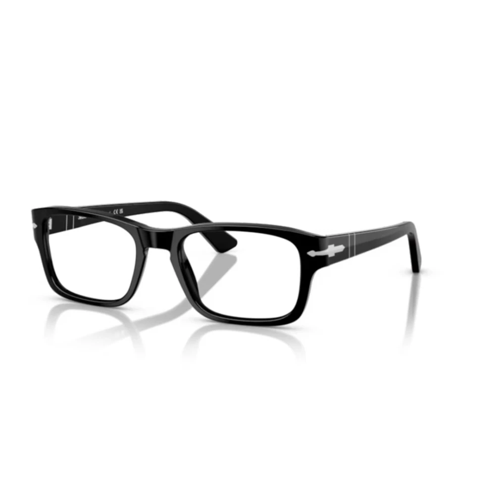 Persol Unisex Black Glasses, 56 Mm, Stylish Sunglasses For Everyday Wear