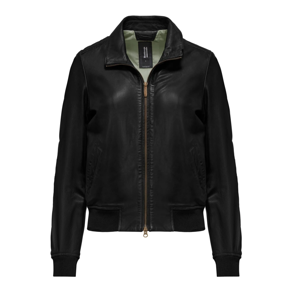 BomBoogie Leather Jackets Black Dames