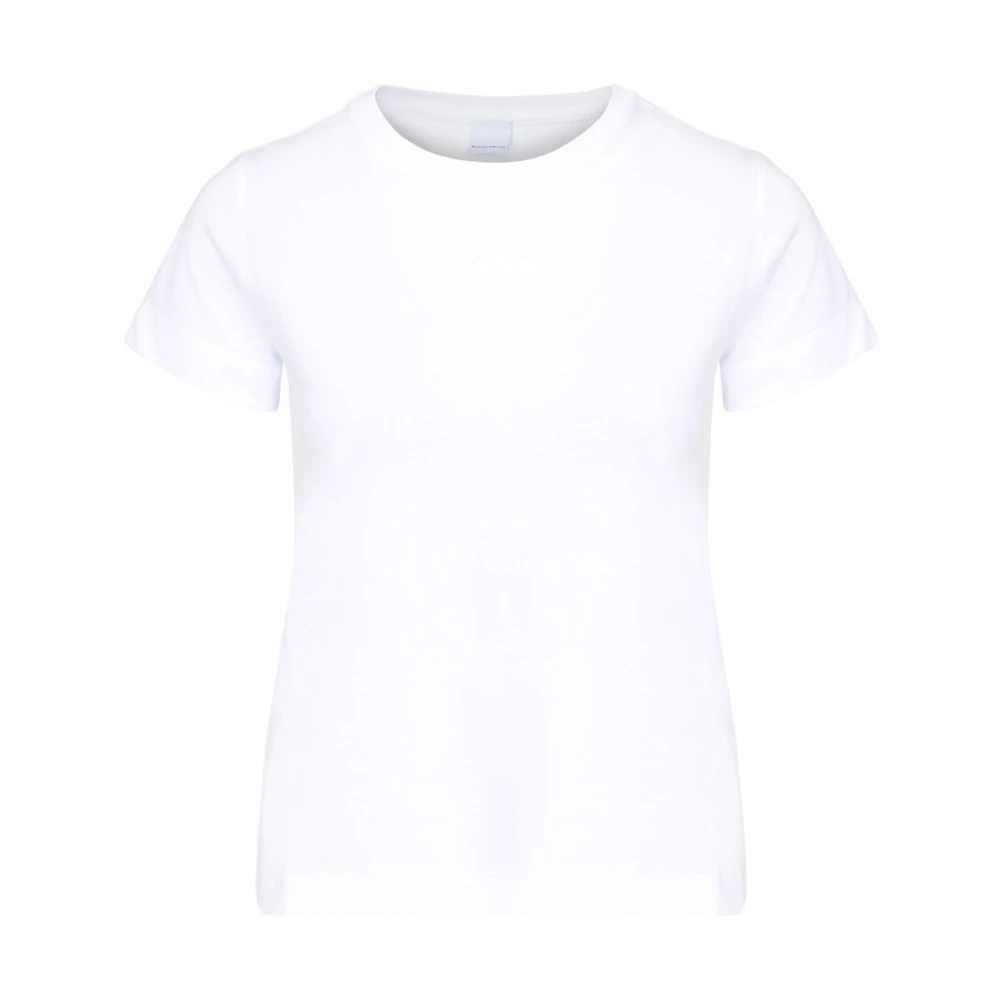 Pinko Jersey T-shirt Busso Lotto White Dames