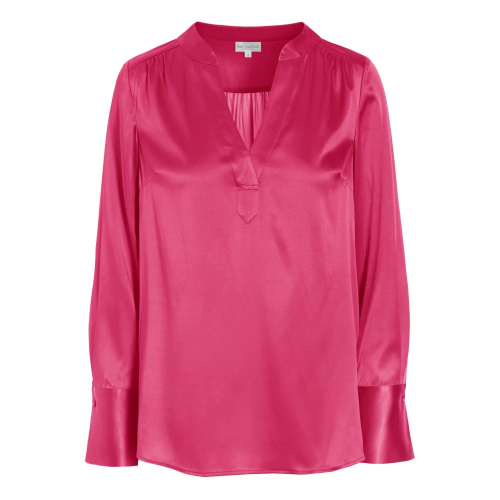 Dea Kudibal Fuchsia Blouse met Hoge Manchetten Pink Dames